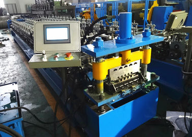 Custom Metal Roof Roll Forming Machine , Trapezoidal Wall Panel Cold Roll Former